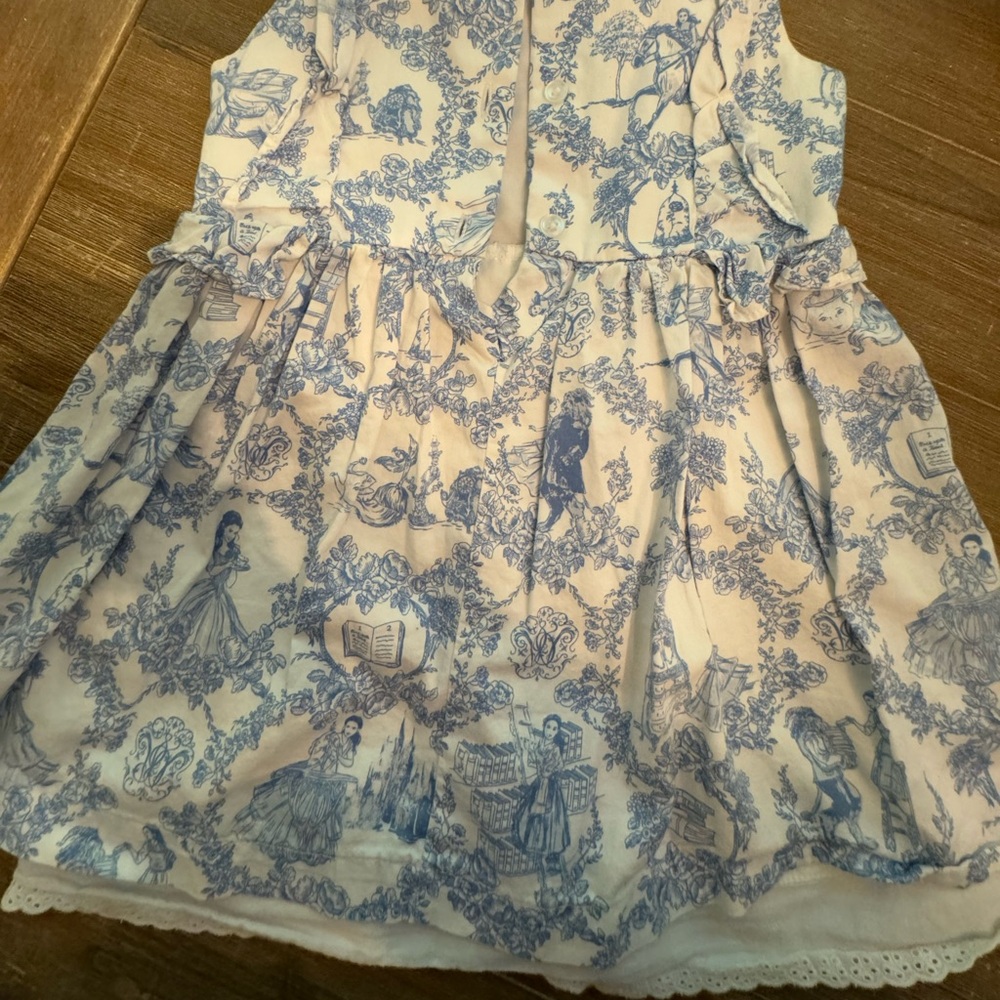 Disney Beauty and the Beast Toile Dress